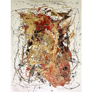 Pintura del artista Curro Leyton - terrenal
