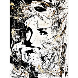 Pintura del artista Curro Leyton - Marilyn