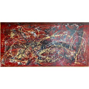 Painting from Curro Leyton - Red Energy