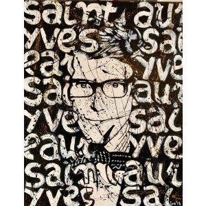 Painting from Curro Leyton - Yves Saint Laurent