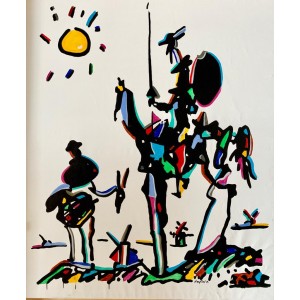 Painting from Curro Leyton - Quijote Picasso colours