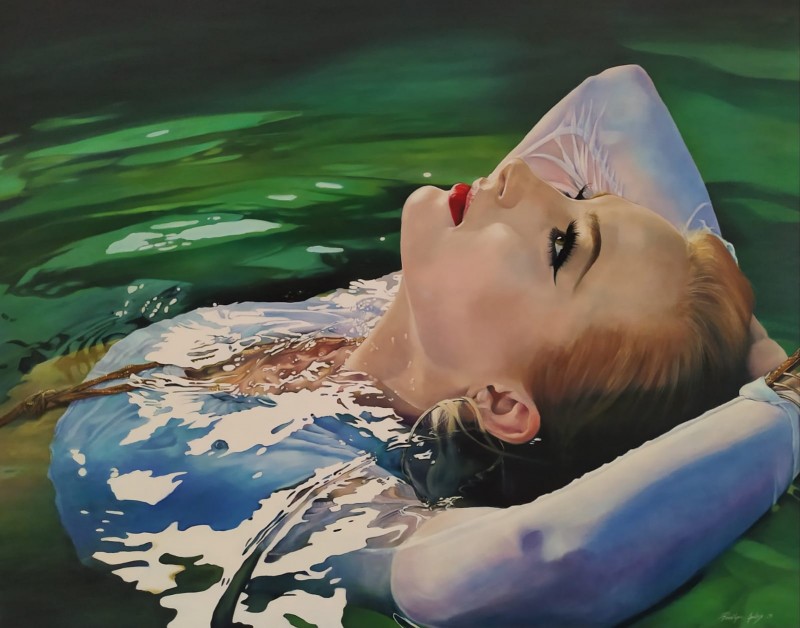 Painting from Penélope Andrés - Ophelia